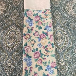 Floral King sized vintage pillowcase mix and match